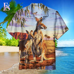 Kangaroos Australia Hawaiian Shirt