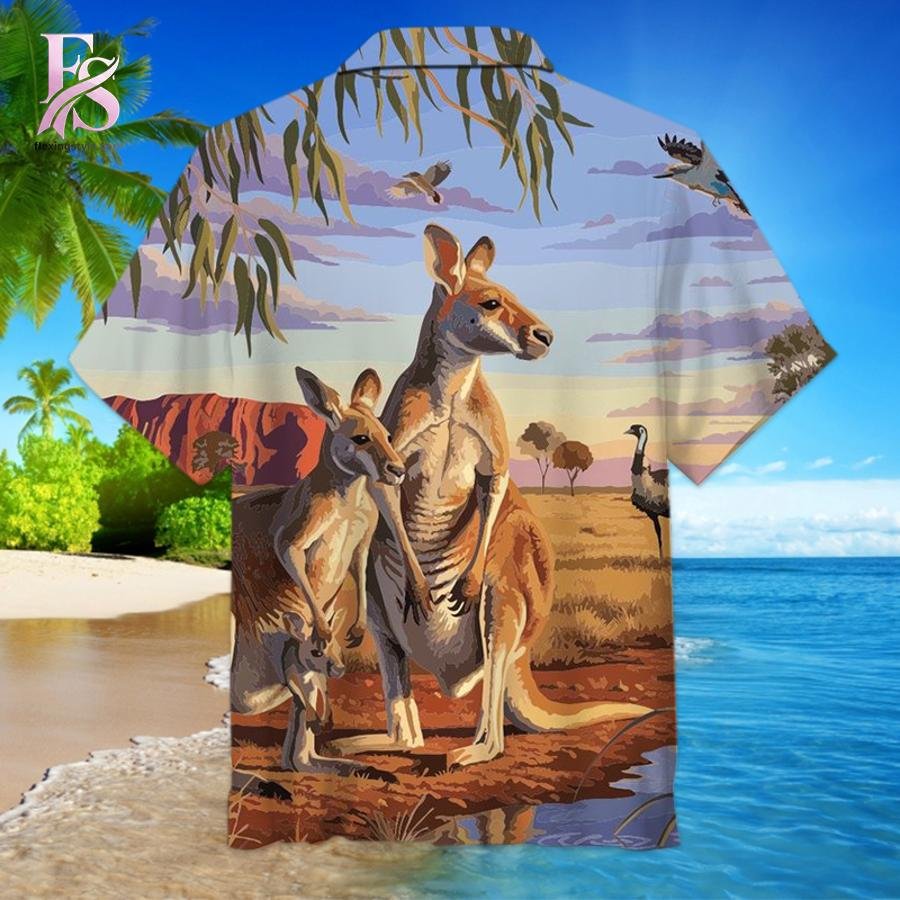 Kangaroos Australia Hawaiian Shirt