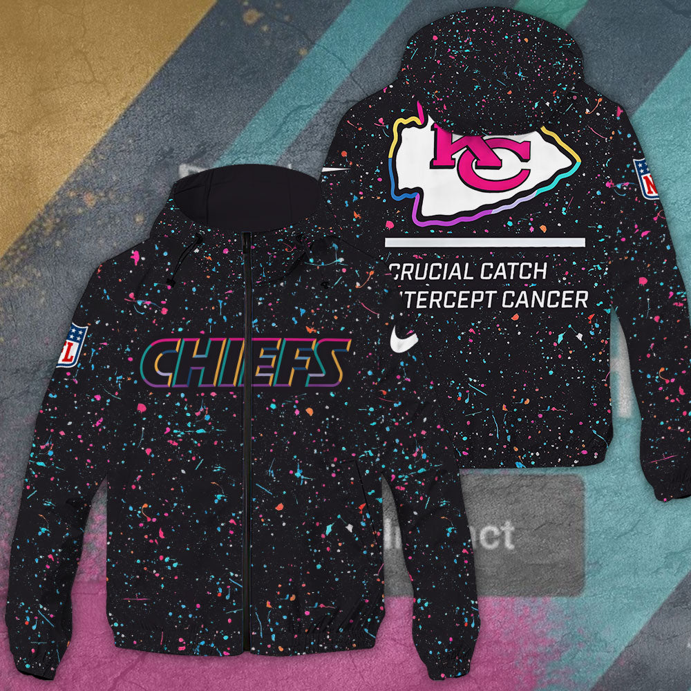 Kansas City Chiefs 3D Windbreaker Jacket – TANTN15783