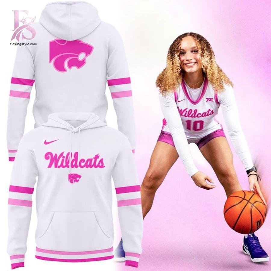 Kansas State Wildcats Basketball Pink for a Purpose Uniform Hoodie