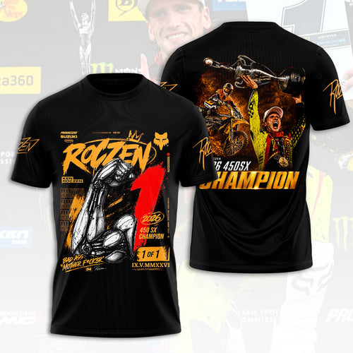 Ken Roczen 2026 AMA Supercross 450cc Champion 3D Apparel – HOATT17948