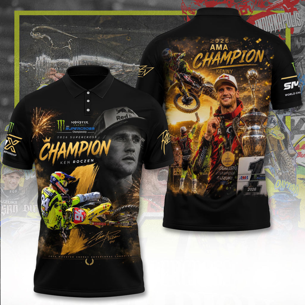 Ken Roczen 450SX Champion 2026 3D Apparel – TANTN22875