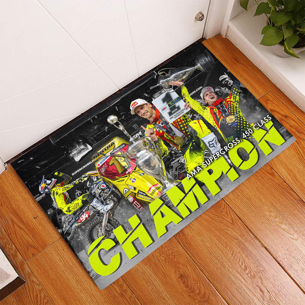 Ken Roczen AMA Supercross, 450 Class Champion 2026 Custom Doormat – TANTN22831