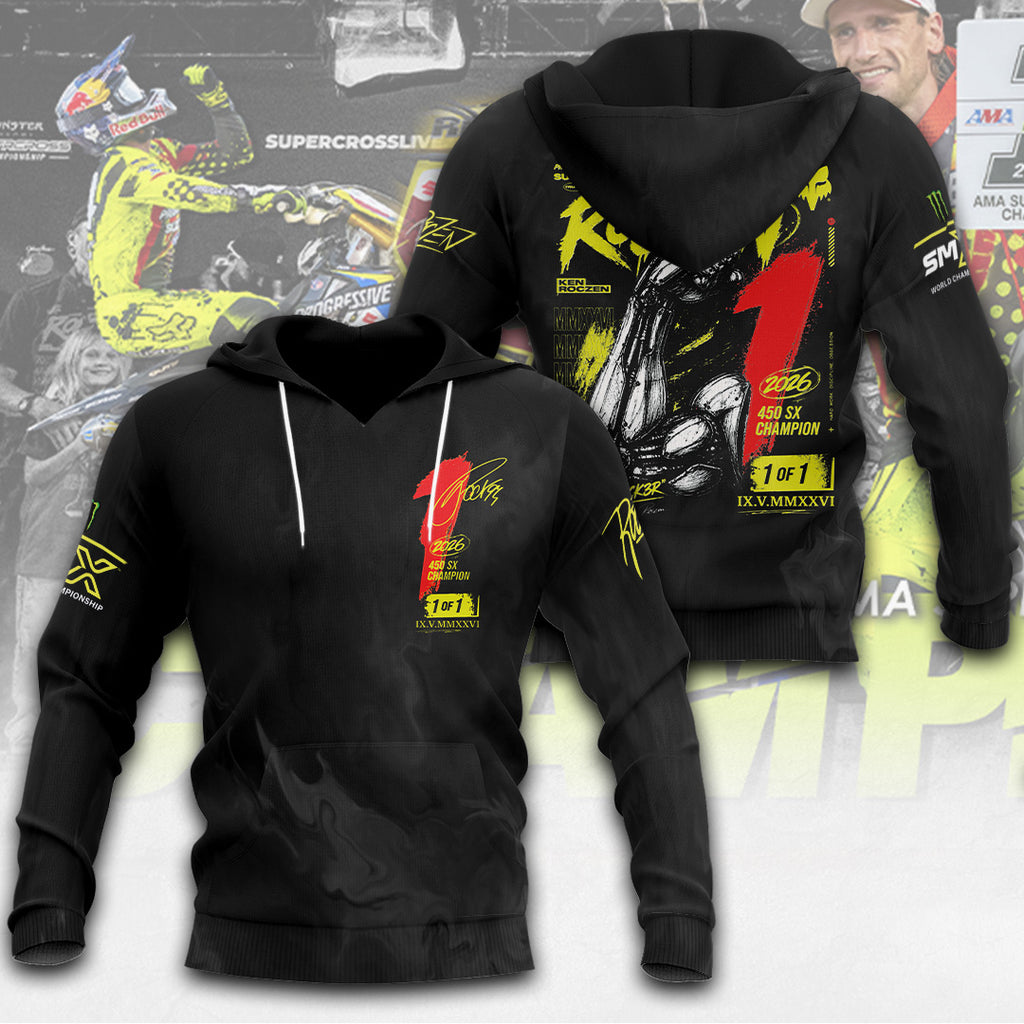 Ken Roczen 450SX Champion 2026 3D Apparel – TANTN22832