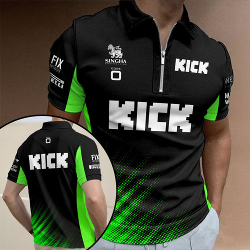 Kick Sauber 2025 Zip Polo Shirt – GNE4823