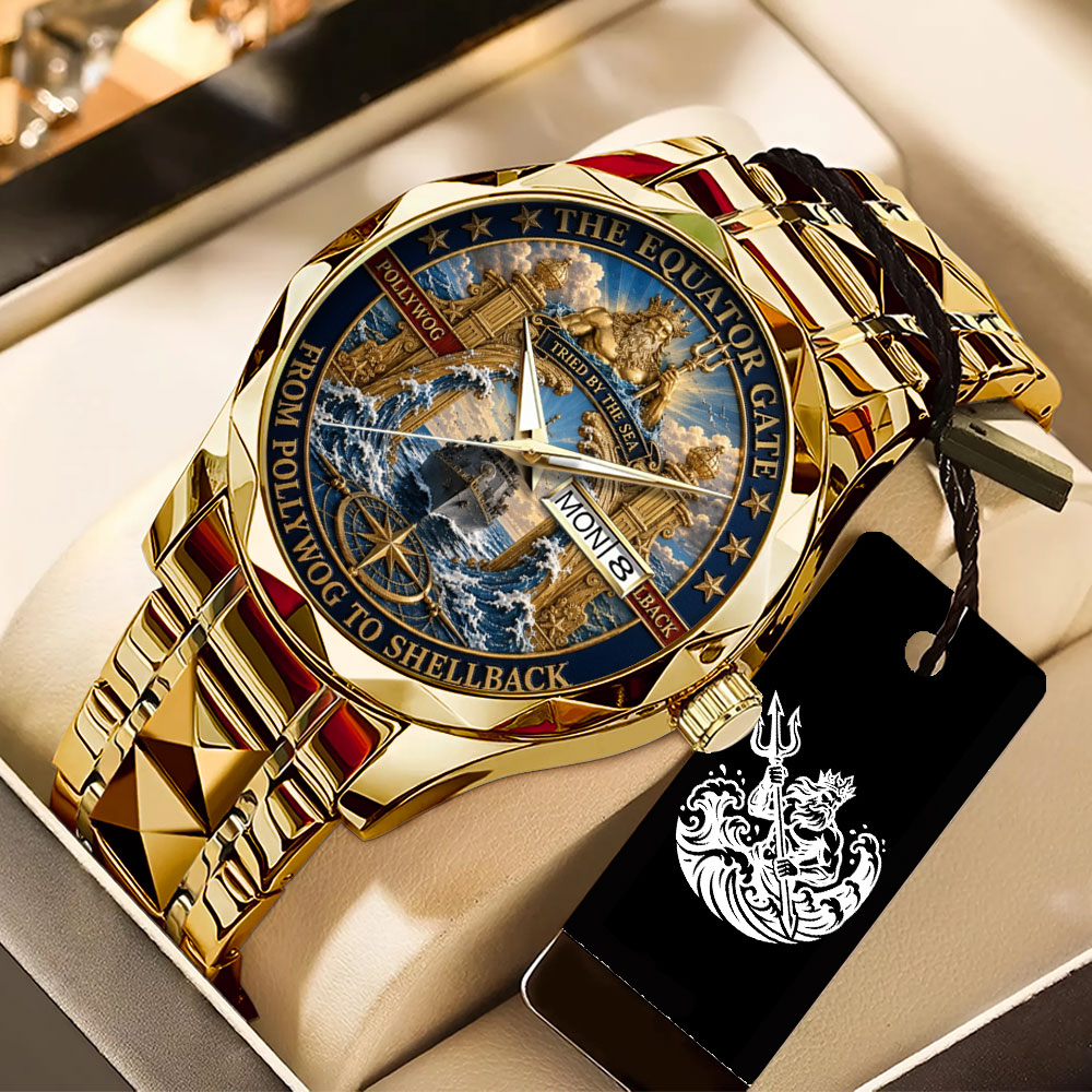 US Navy Crossing the Line Alloy Luxury Quartz Watch – TANTN24257