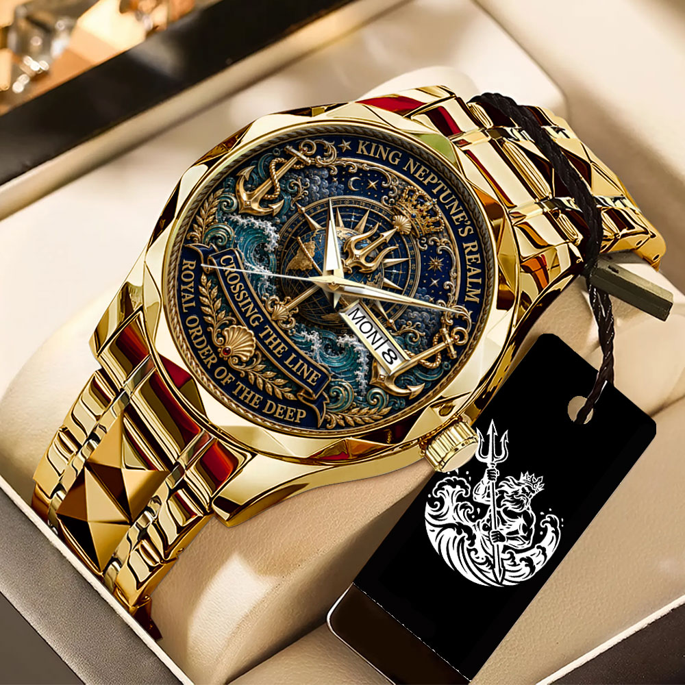 US Navy Crossing the Line Alloy Luxury Quartz Watch – TANTN24258