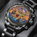 Kingdom Hearts 25th Anniversary Black Stainless Steel Watch – TMTHU7525
