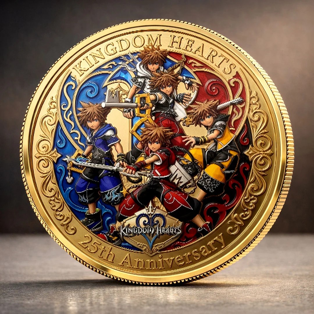 Kingdom Hearts 25th Anniversary Commemorative Coin – GNE8178
