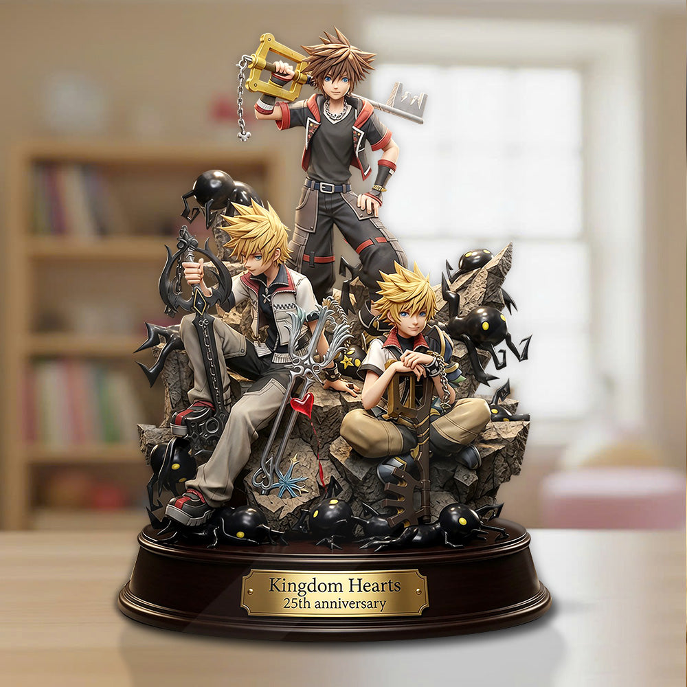 Kingdom Hearts 25th Anniversary Custom Shape Acrylic Plaque – GNE7461