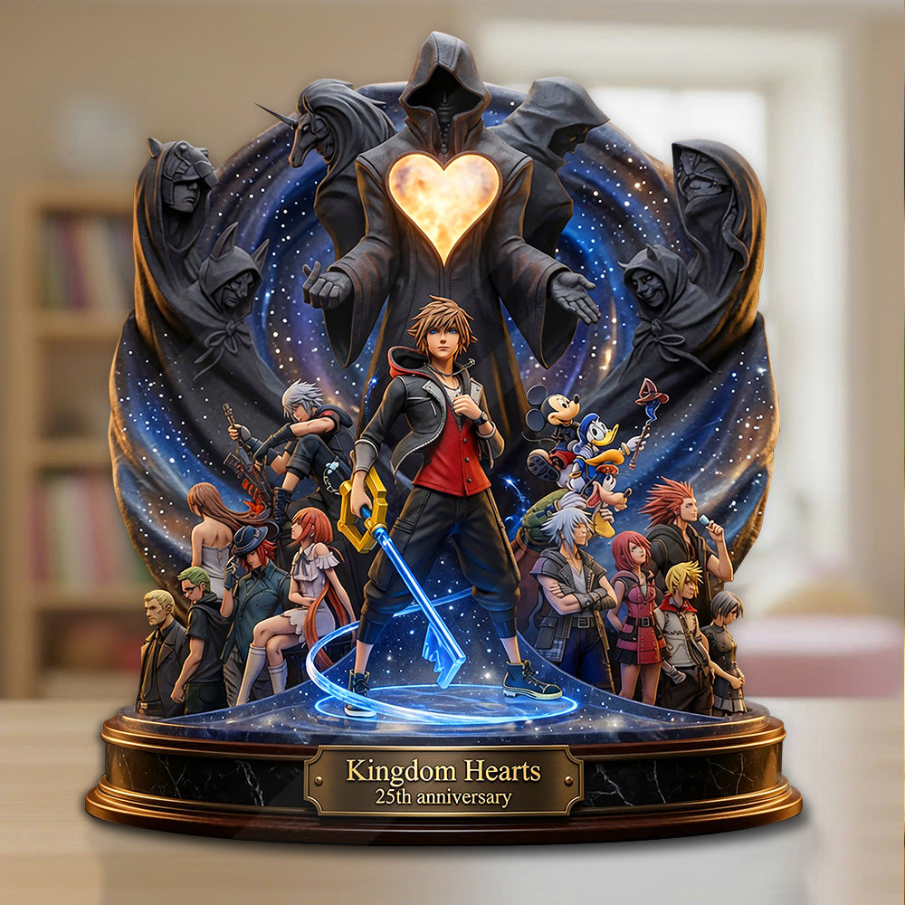 Kingdom Hearts 25th Anniversary Custom Shape Acrylic Plaque – GNE7434