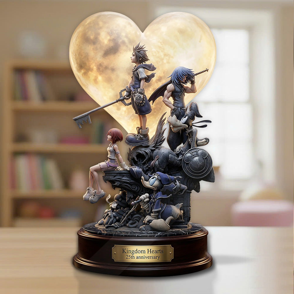 Kingdom Hearts 25th Anniversary Custom Shape Acrylic Plaque – GNE7553