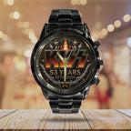 KISS 53 Years Anniversary Black Stainless Steel Watch – TANTN24554