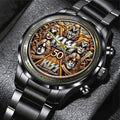 KISS Black Stainless Steel Watch – MAITM 10696