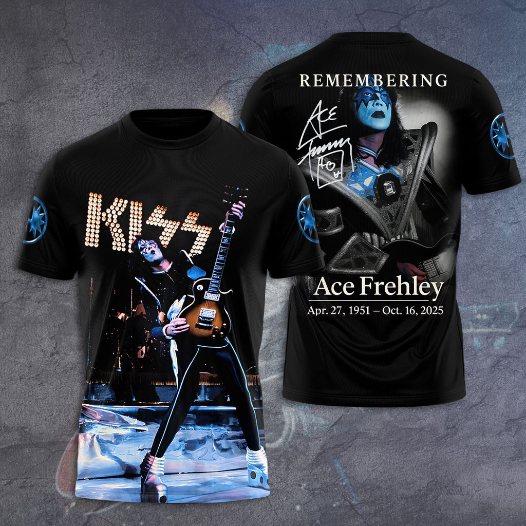 KISS x Ace Frehley 3D Apparel – TANTN17572