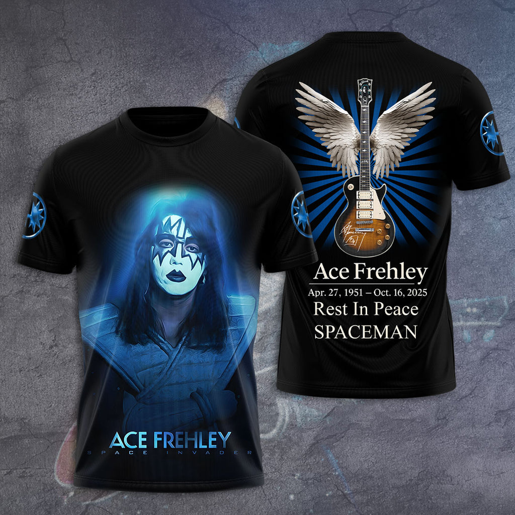 KISS x Ace Frehley 3D Apparel – TANTN17793