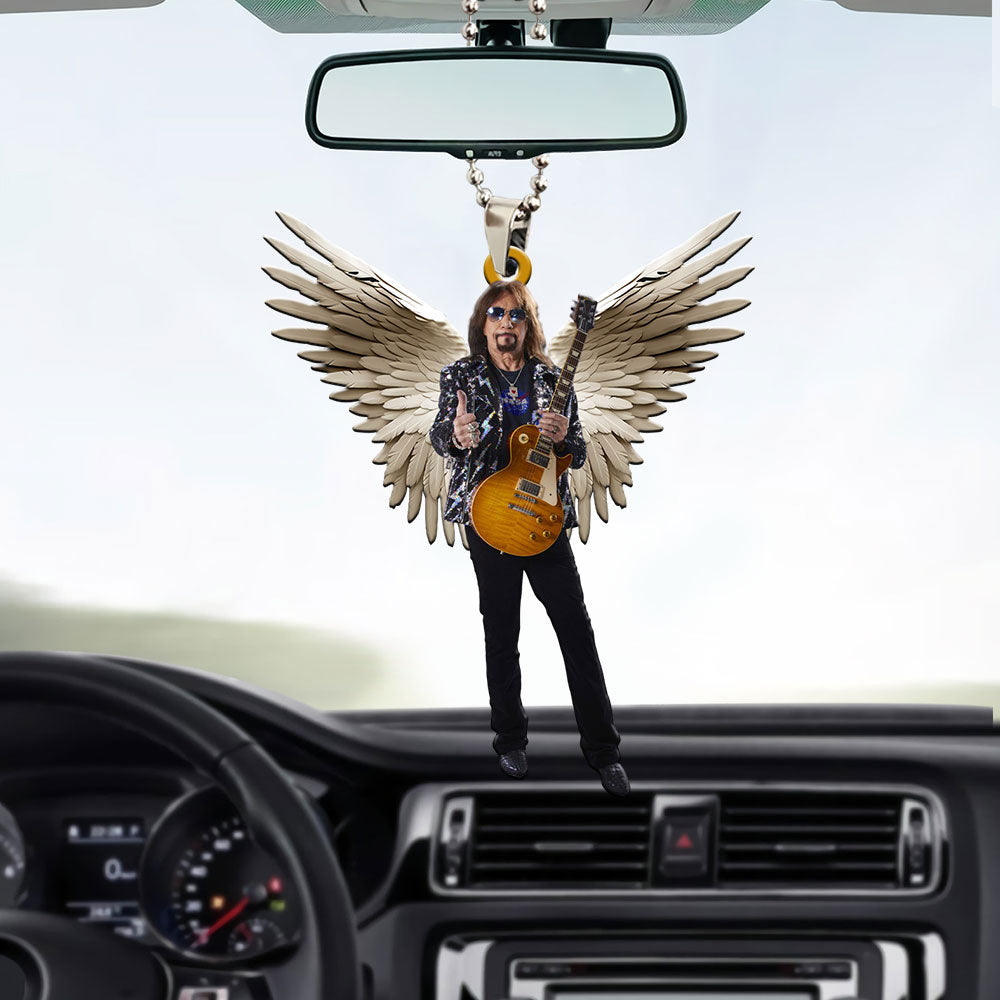 KISS x Ace Frehley Custom Shape 2-Side Printed Car Ornament – TANTN17614