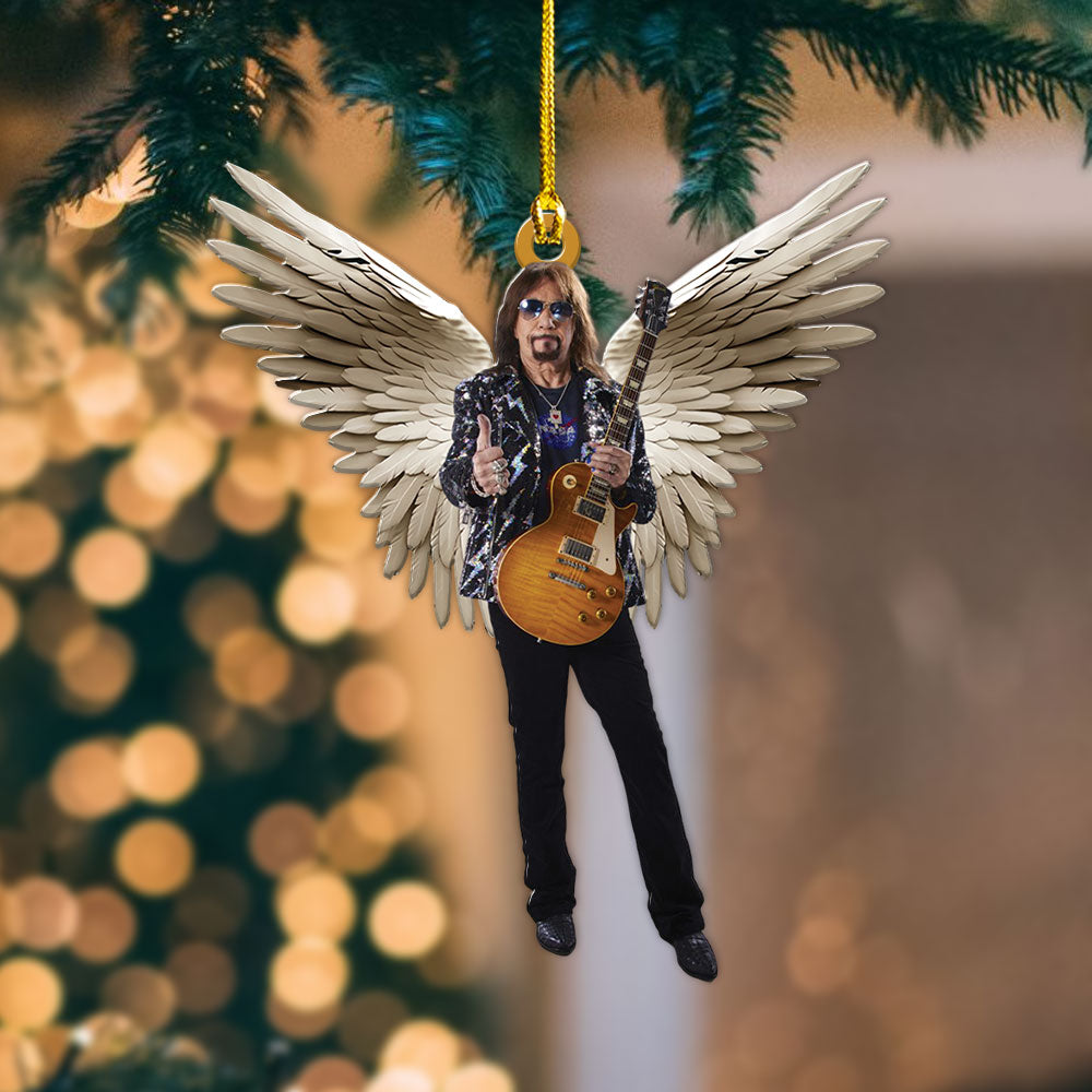 KISS x Ace Frehley Custom Shape 2-sided Acrylic Ornament – TANTN17615