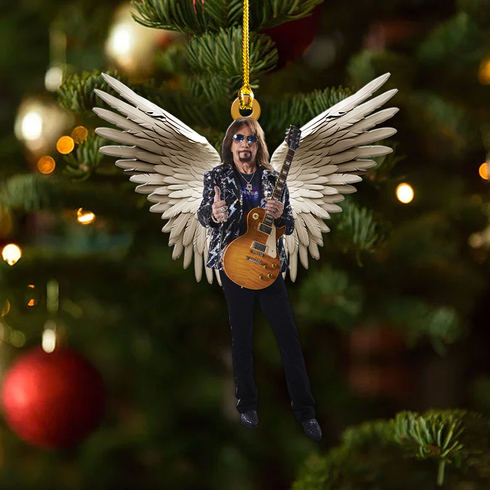 KISS x Ace Frehley Custom Shape 2-sided Acrylic Ornament – TANTN17615