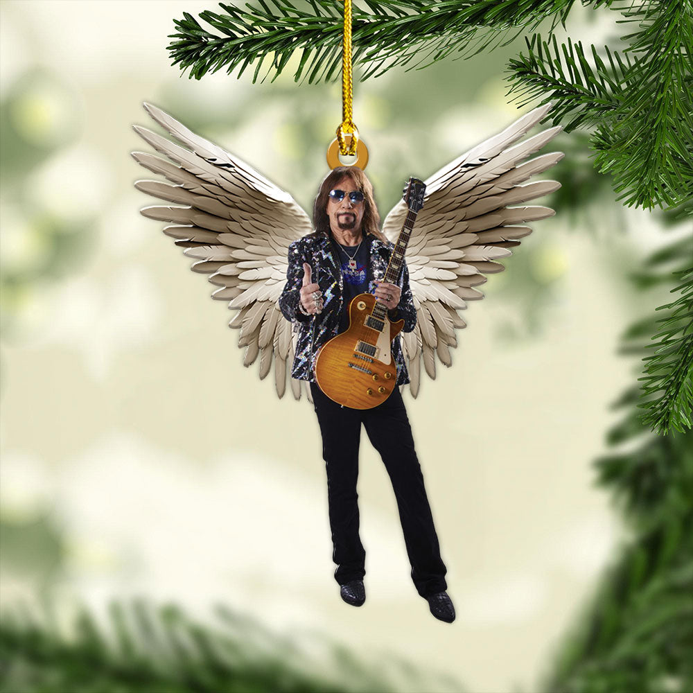 KISS x Ace Frehley Custom Shape 2-sided Acrylic Ornament – TANTN17615