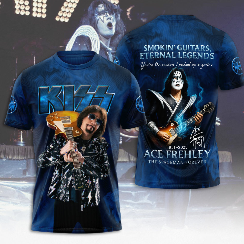 KISS x Ace Frehley 3D Apparel – TANTN17608