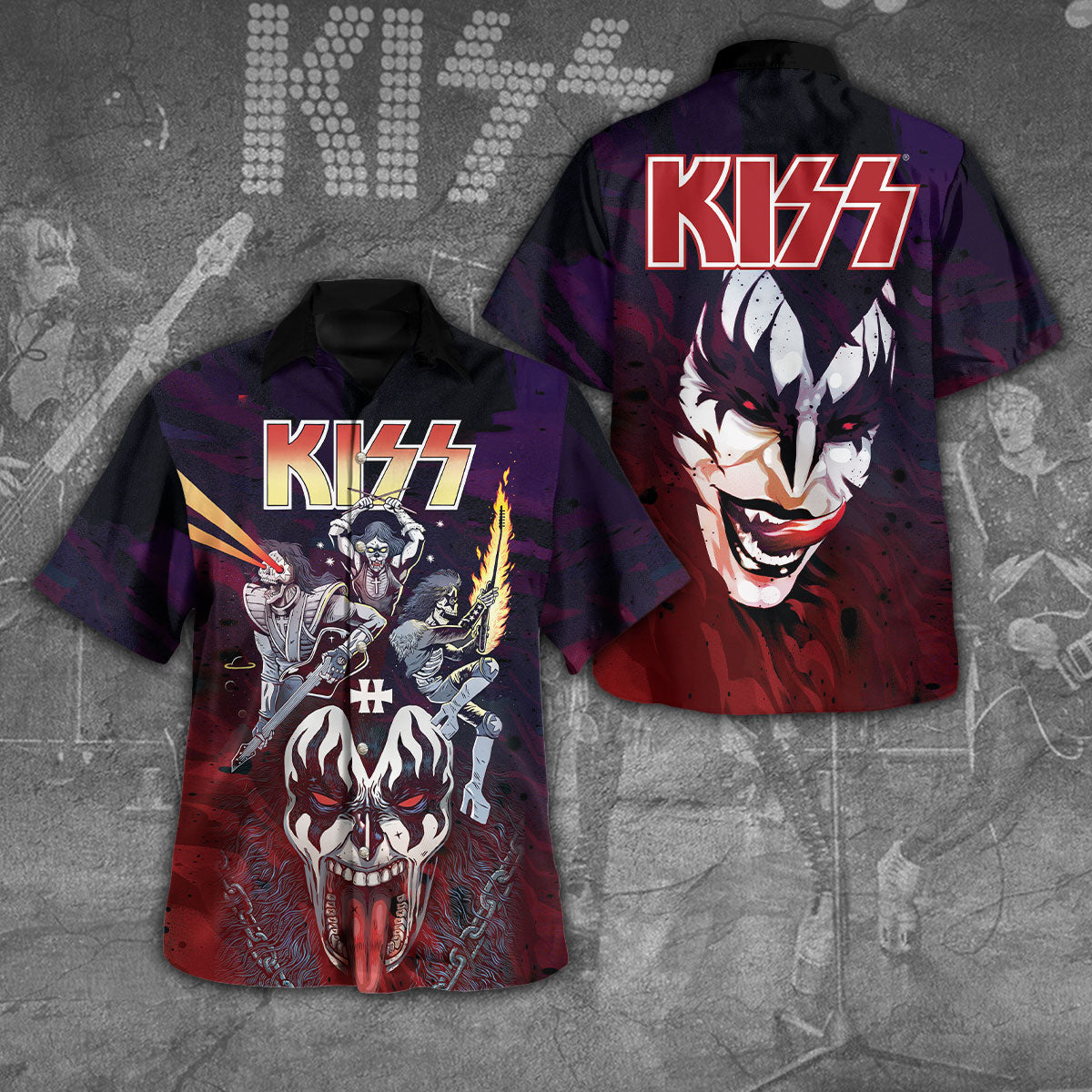 KISS 3D Hawaiian Apparel – TANTN 7861