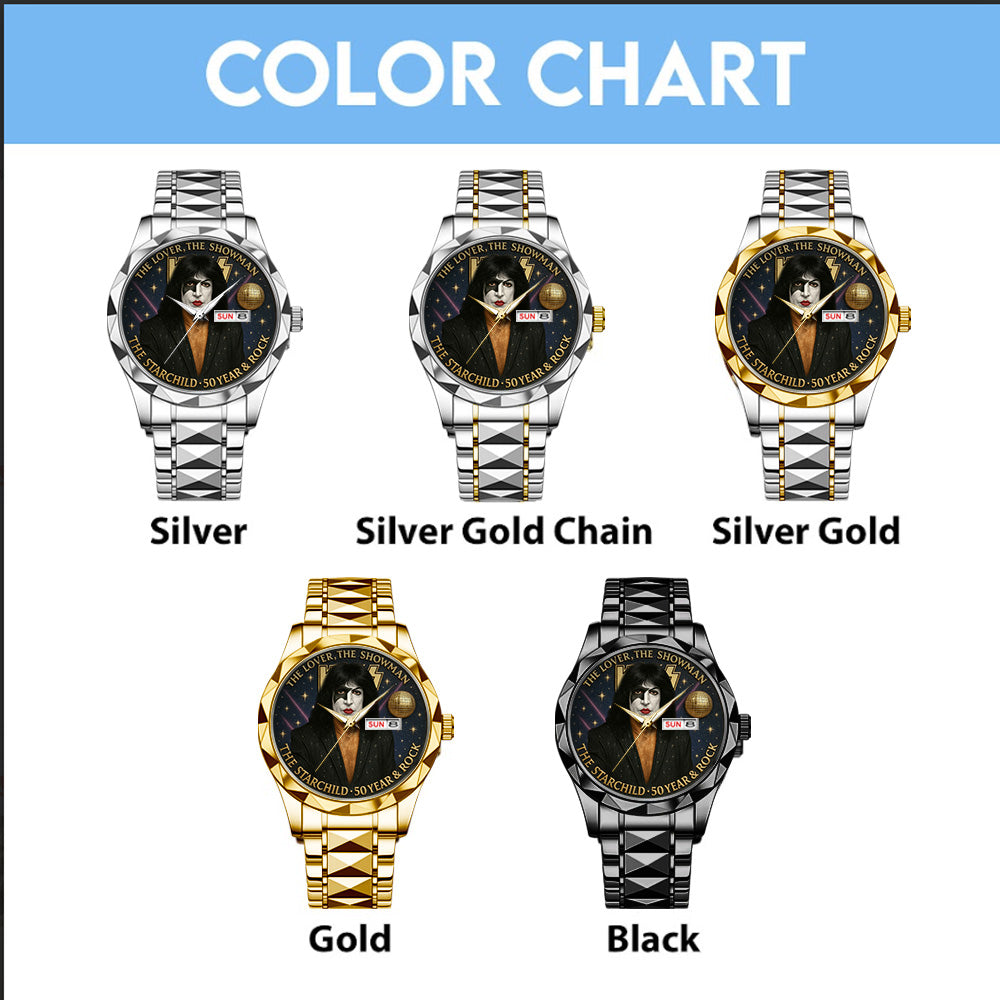 KISS x The Starchild Alloy Luxury Quartz Watch – TANTN 14944