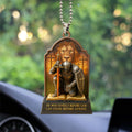 Kneel Before God Custom Shape 2-Side Printed Acrylic Car Ornament – MAITM12508