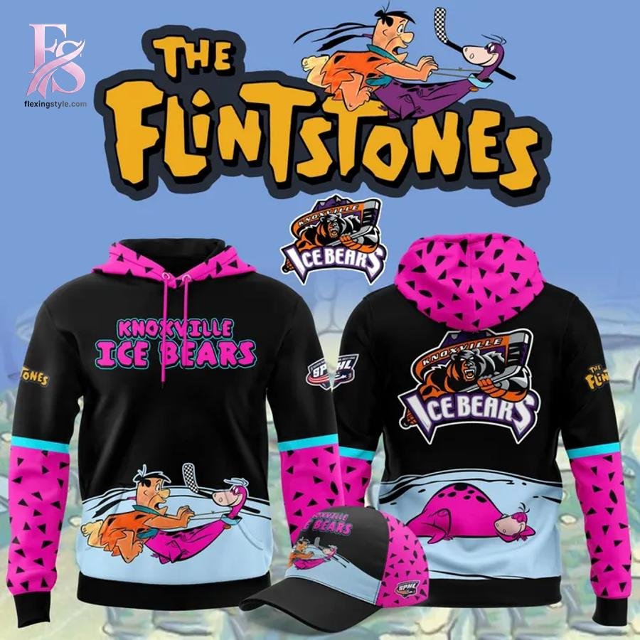 Knoxville Ice Bears Flintstones Hoodie