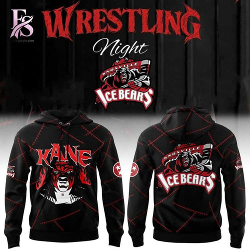 Knoxville Ice Bears Our Wrestling Night Hoodie