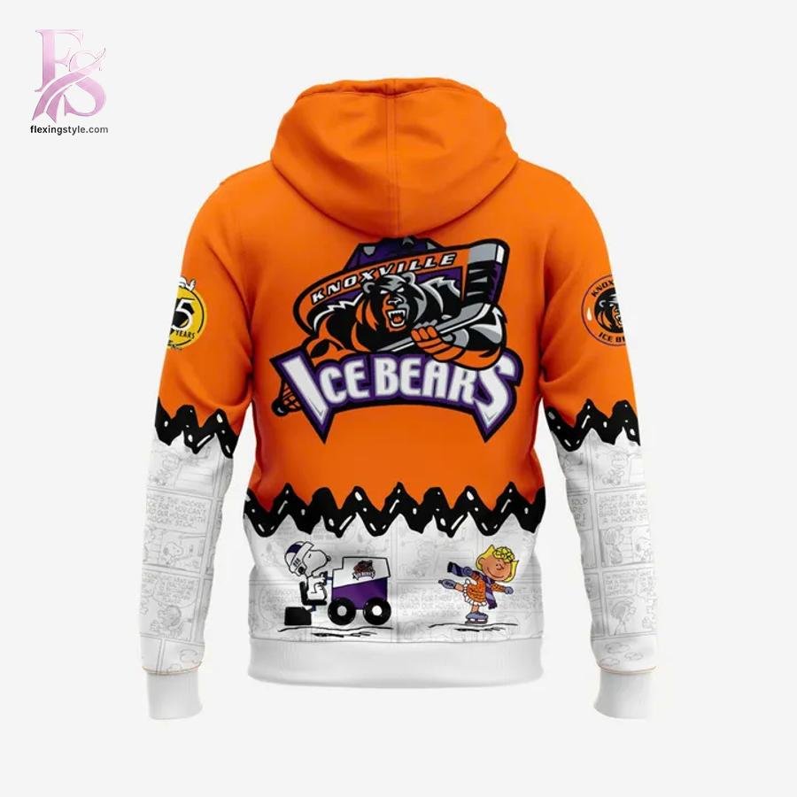 Knoxville Ice Bears PEANUTS NIGHT 2026 Hoodie