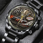 Kyle Busch Black Stainless Steel Watch – TANTN23205