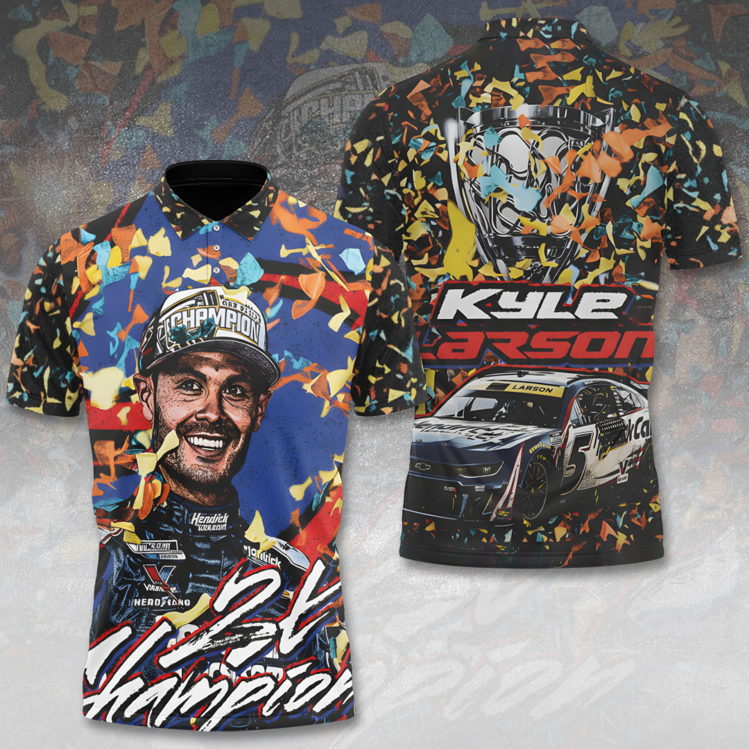 Kyle Larson 2025 NASCAR Cup Series Champion 3D Apparel – TANTN18426