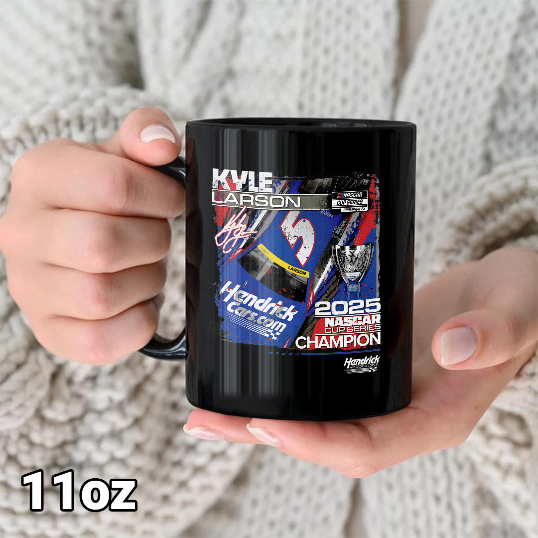 Kyle Larson 2025 NASCAR Cup Series Champion Ceramic Mug – TANTN18432