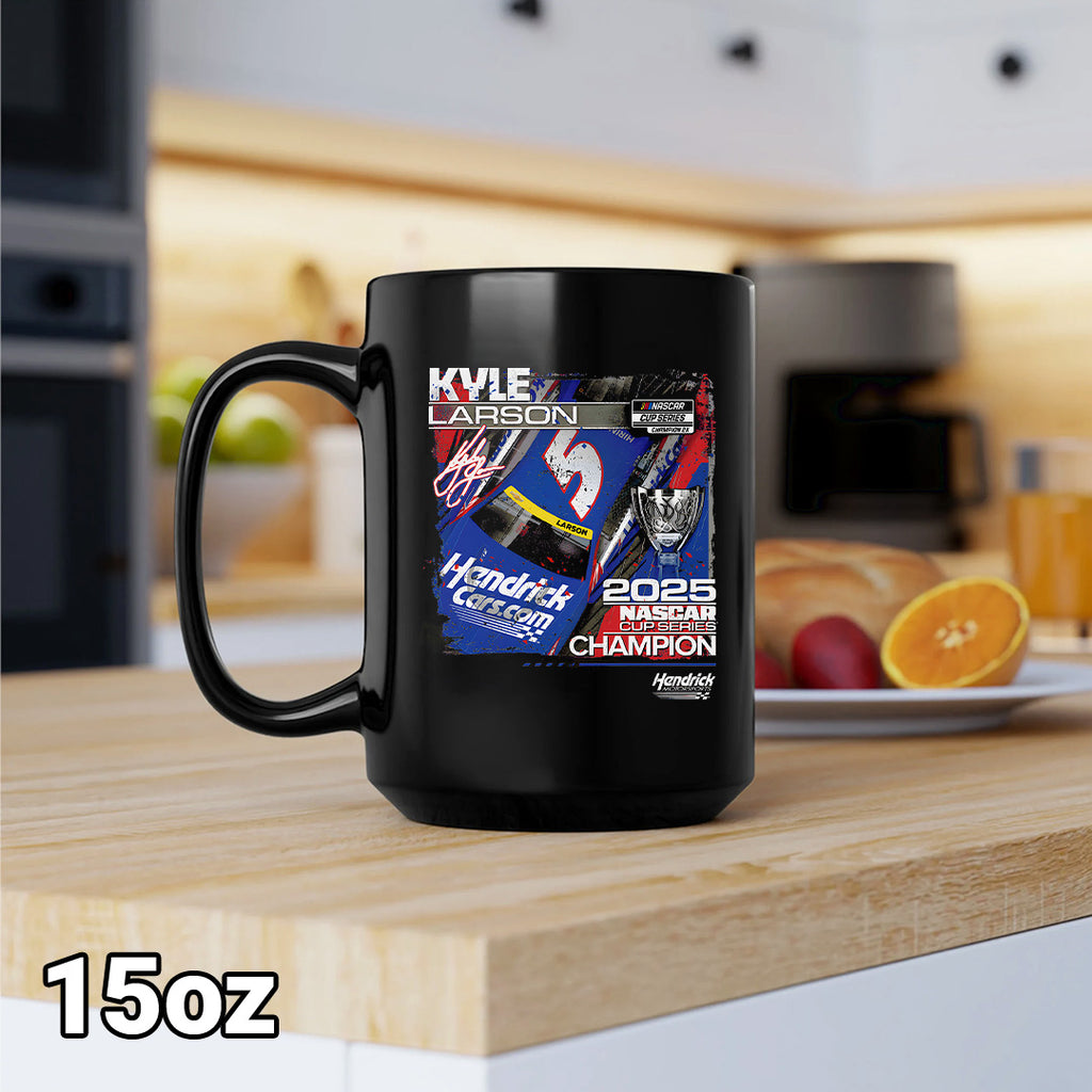 Kyle Larson 2025 NASCAR Cup Series Champion Ceramic Mug – TANTN18432