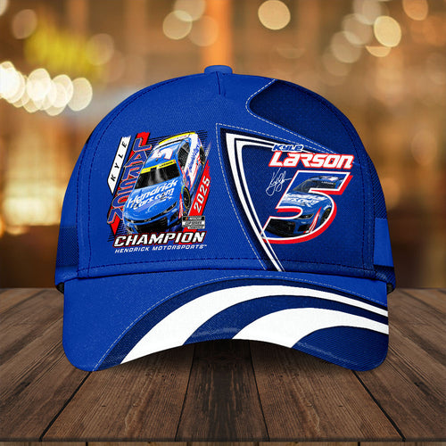 Kyle Larson 2025 NASCAR Cup Series Champion Classic Cap – HOATT14474