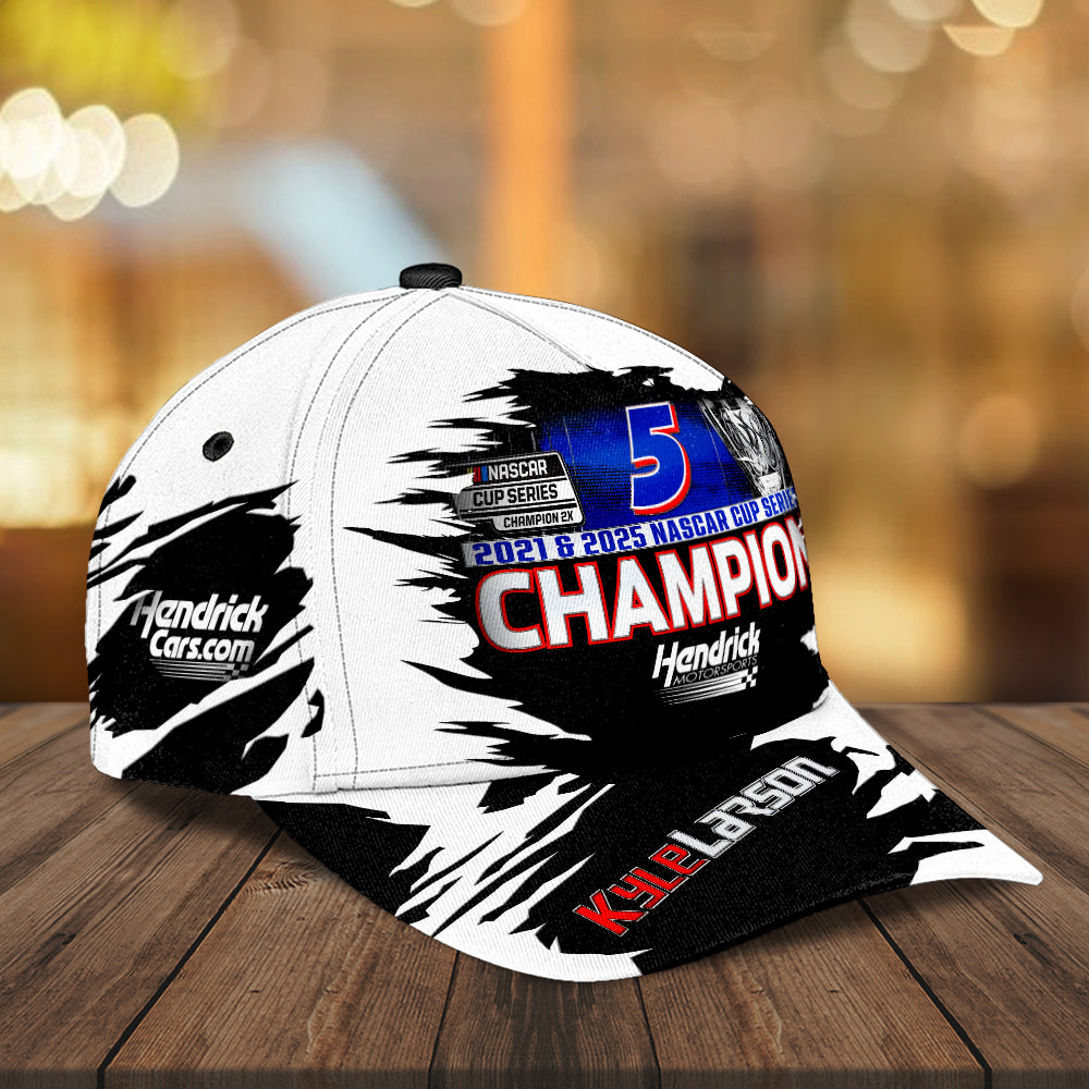 Kyle Larson 2025 NASCAR Cup Series Champion Classic Cap – MAITM13736
