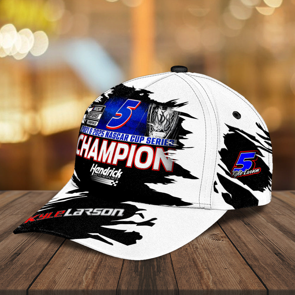 Kyle Larson 2025 NASCAR Cup Series Champion Classic Cap – MAITM13736