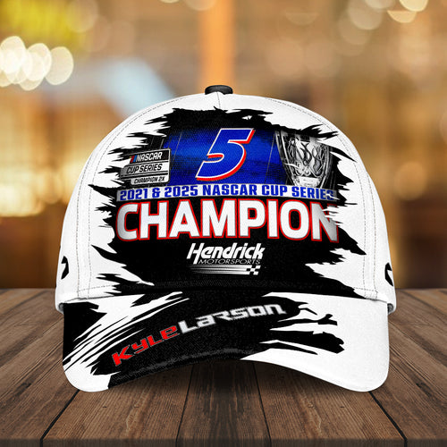 Kyle Larson 2025 NASCAR Cup Series Champion Classic Cap – MAITM13736
