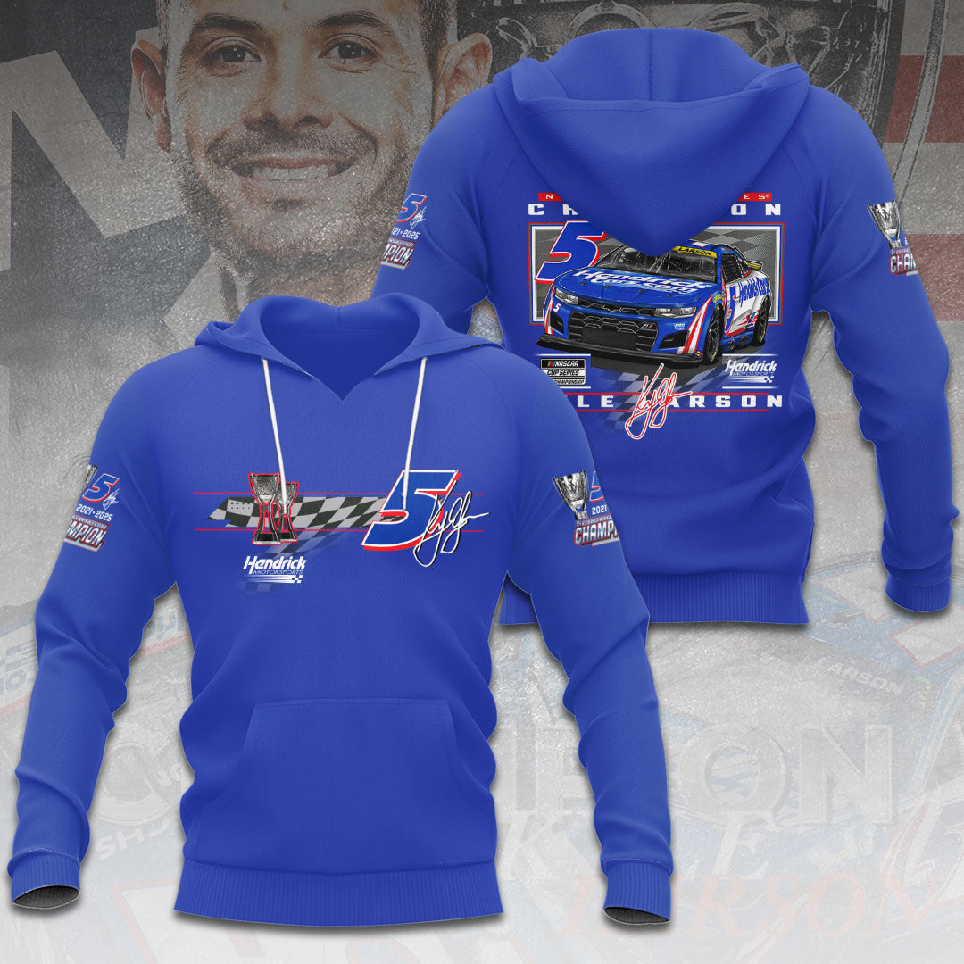 Kyle Larson 2025 NASCAR Cup Series Champion 3D Apparel – HOATT14472