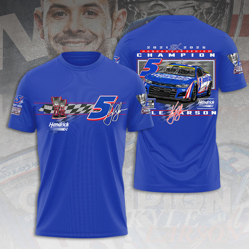 Kyle Larson 2025 NASCAR Cup Series Champion 3D Apparel – HOATT14472