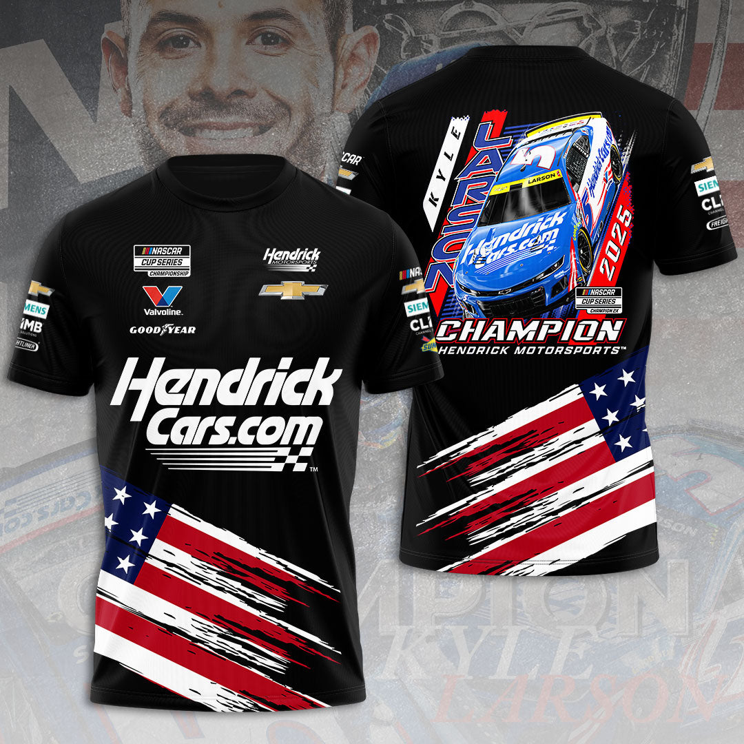 Kyle Larson Nascar Cup Series Champion 3D Apparel – HOATT14513
