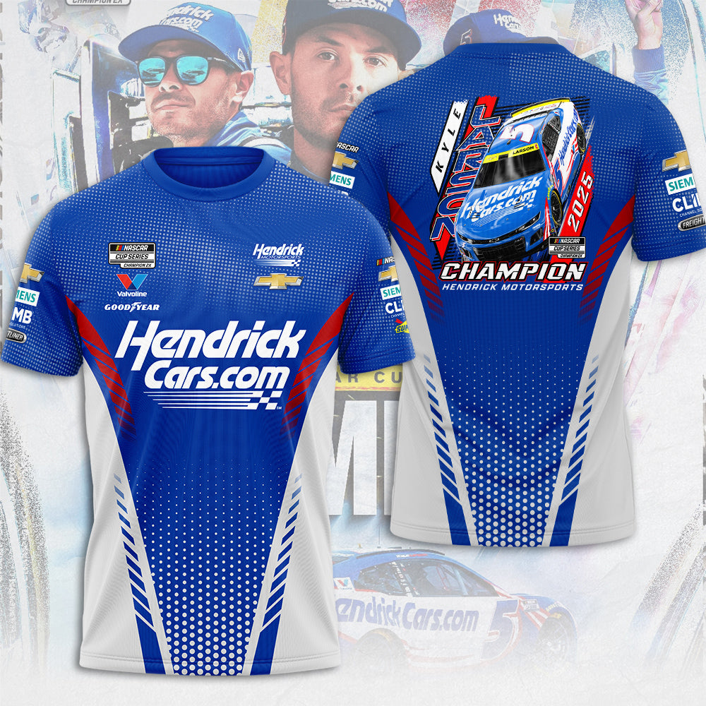 Kyle Larson 2025 NASCAR Cup Series Champion 3D Apparel – MAITM13722