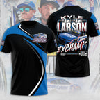 Kyle Larson 2025 NASCAR Cup Series Champion 3D Apparel – TANTN18533