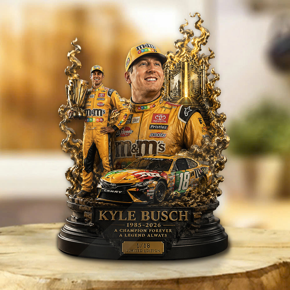 Kyle Busch Custom Shape Acrylic Plaque – GNE6718