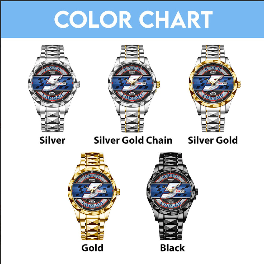 Kyle Larson 2025 NASCAR Cup Series Champion Alloy Luxury Quartz Watch – TANTN18540