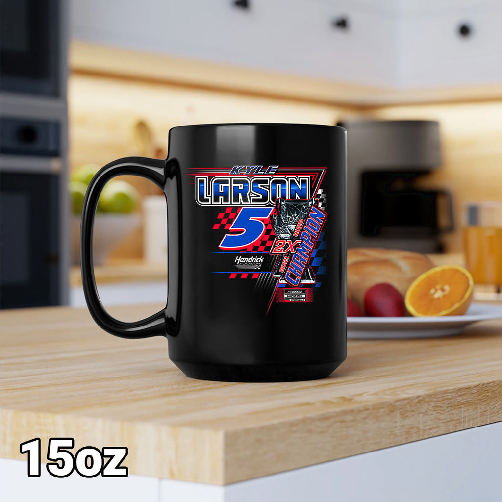 Kyle Larson 2025 NASCAR Cup Series Champion Ceramic Mug – TANTN18430