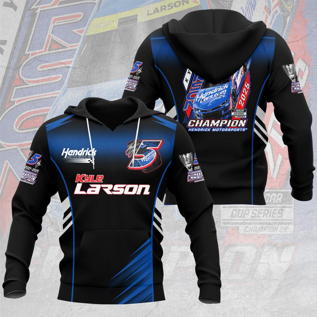Kyle Larson 2025 NASCAR Cup Series Champion 3D Apparel – HOATT14486