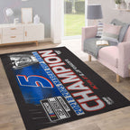 Kyle Larson 2025 NASCAR Cup Series Champion Rectangular Rug – TANTN18287
