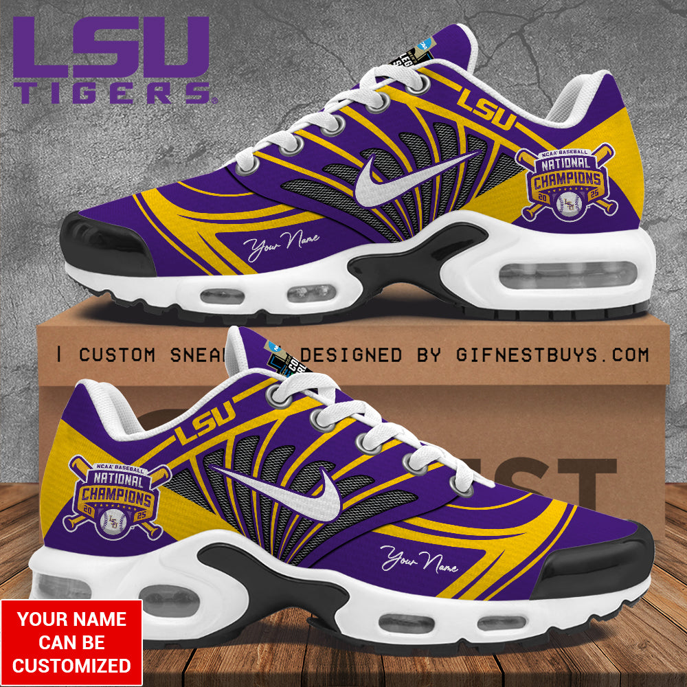Personalized LSU Tigers Baseball Air Max Shoes – TANTN 14031